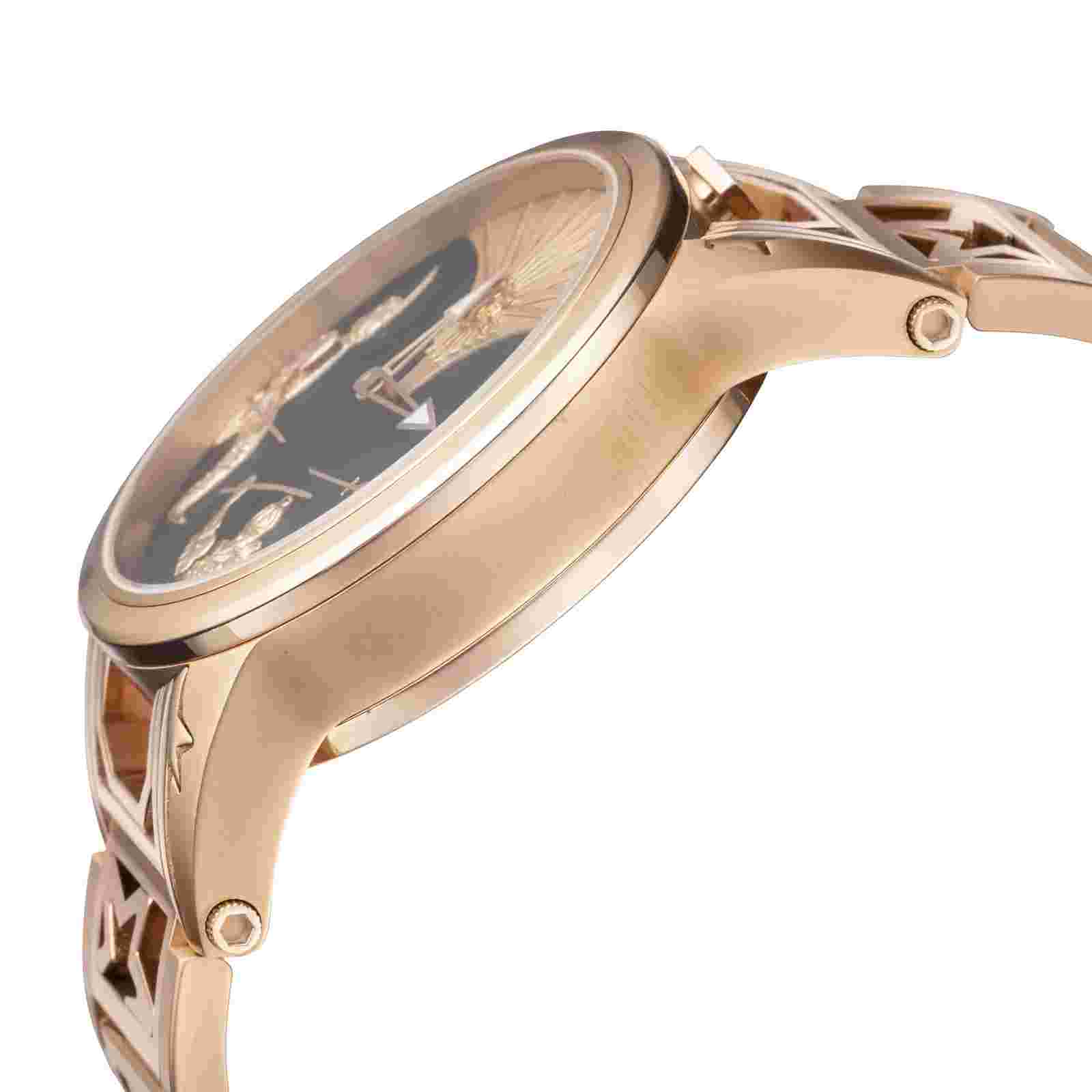 Watchstar Limited Edition 48mm Swiss Made Patented Movement Rose Gold Samurai Wa