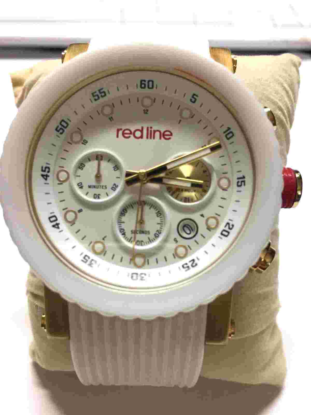 RED LINE COMPRESSOR WHITE CERAMIC BEZEL 316 L