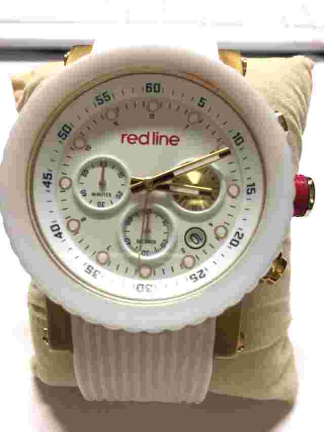 RED LINE COMPRESSOR WHITE CERAMIC BEZEL 316 L