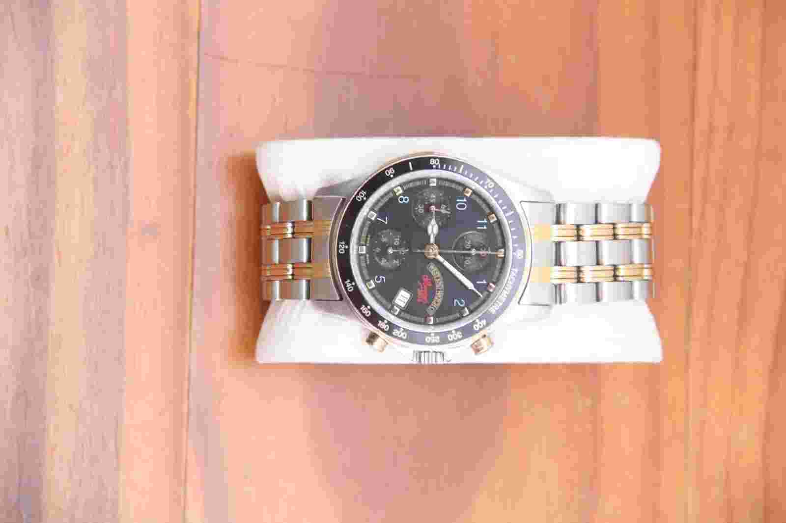 RARE VINTAGE WEST END WATCH CO. SOWAN CHRONOGRAPH WATCH - VALJOUX CAL. 7750