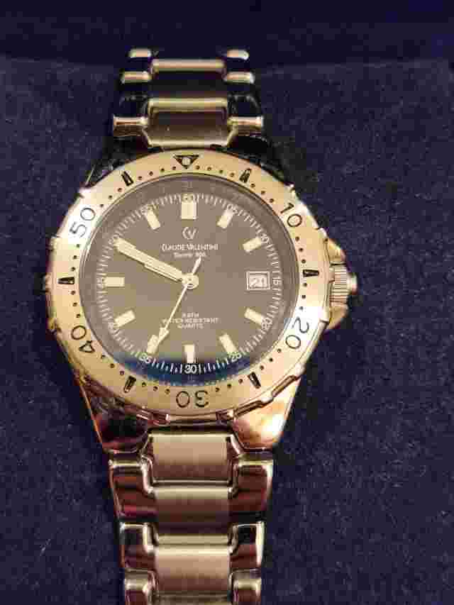 Boxed Mens Claude Valentini Sports 900 Quartz Watch With Date. New 🔋