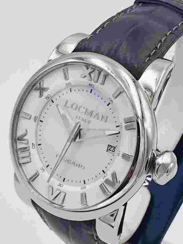 Locman Toscano Automatic Watch Ref590AMP/900 42Mm Gray Discounted New