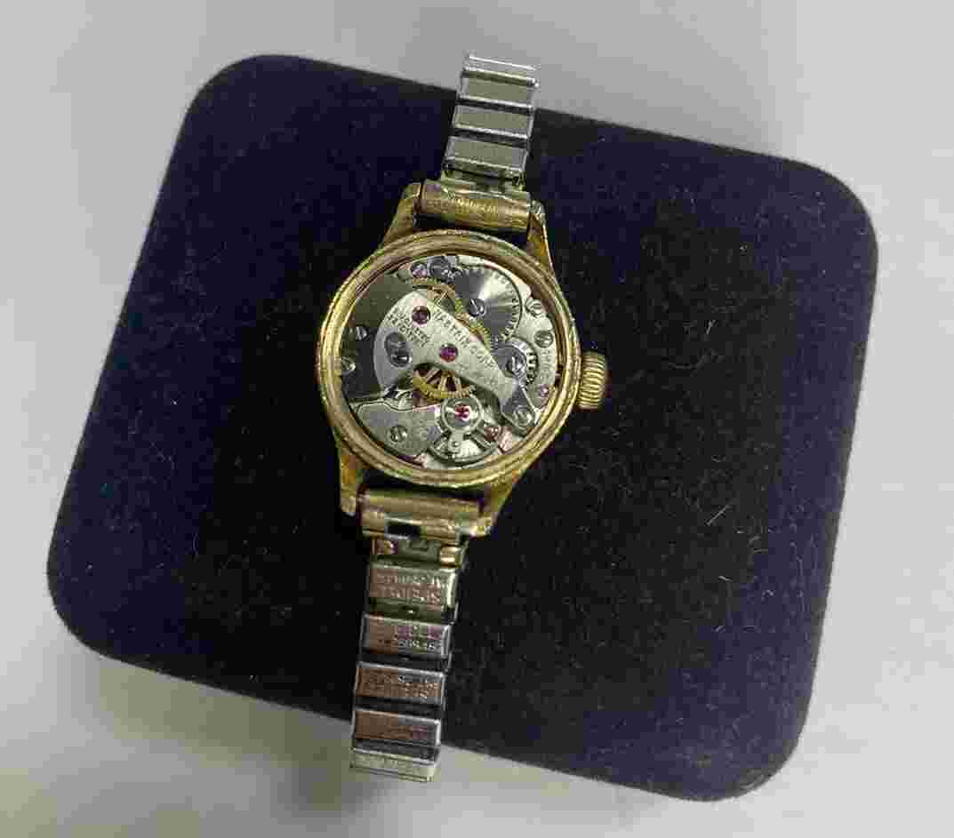 10k GF Gold 17 jewels watch speidel band Swiss Nastrix Corp Lochmoor