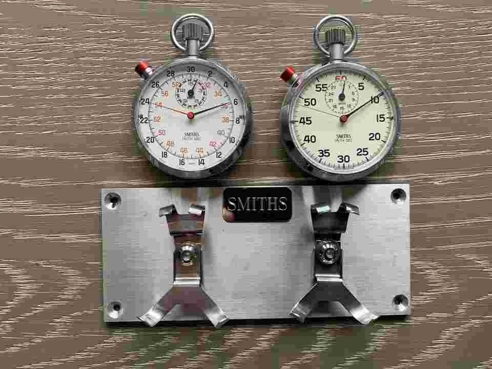Vintage Rare Boxed Smiths Valjoux Rattrapante Split Second Set (Just Serviced) 1