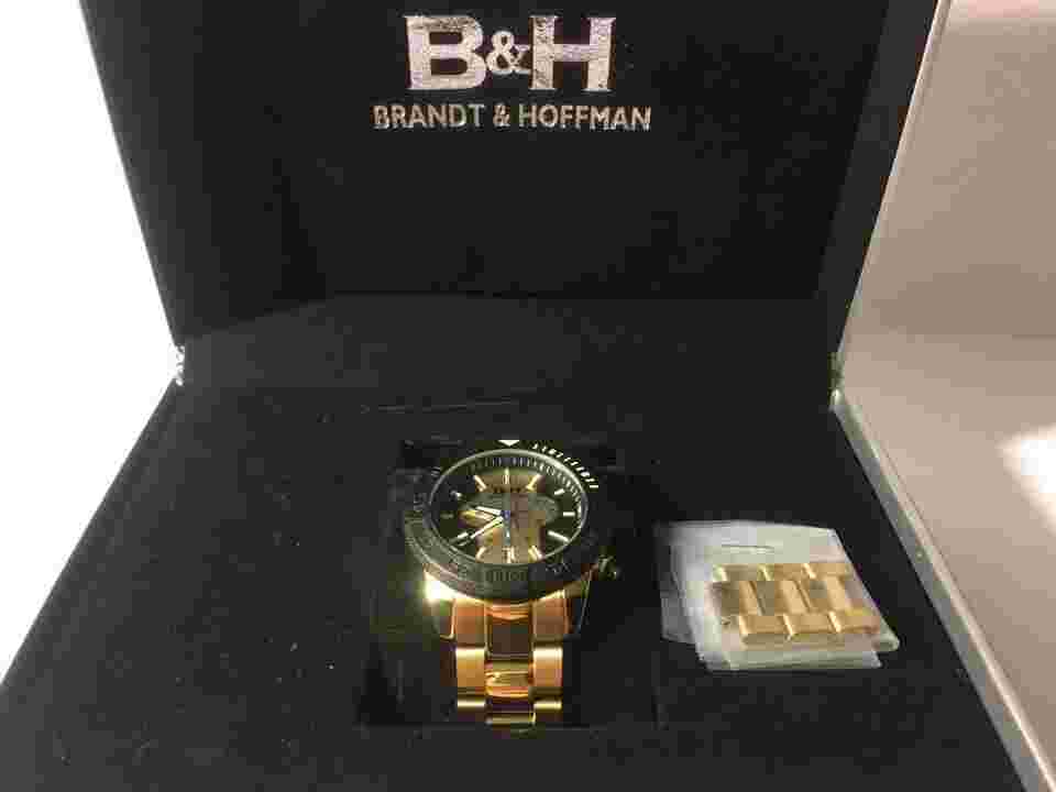 Brandt & Hoffman Swiss Chronograph Butler Mens Watch / RETAIL: $700+