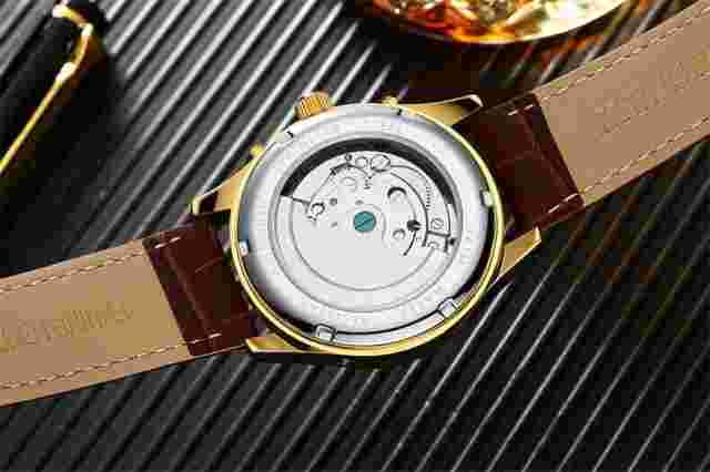 Mechanical Tourbillon Men's Watch Automatic Sceleton Waterproof Luxury Watches