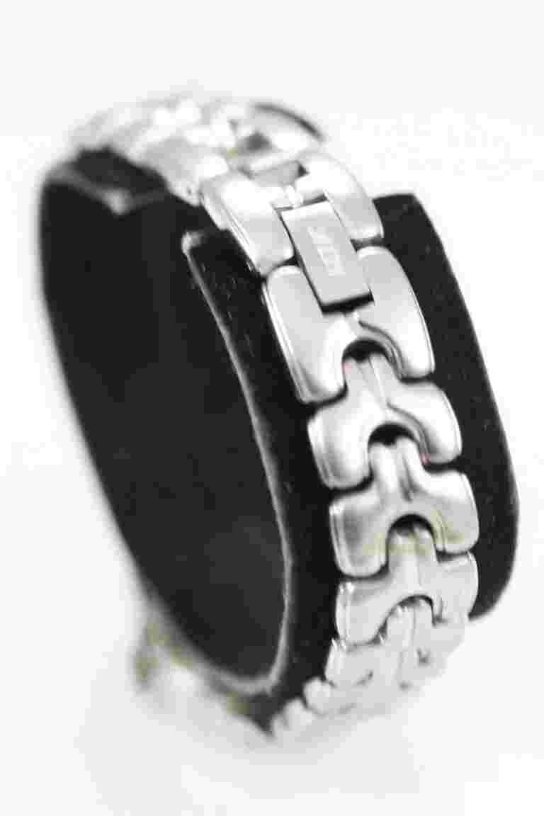 Relic Wet Women Watch Silver Stainless Steel 50m Battery Date Blue Quartz