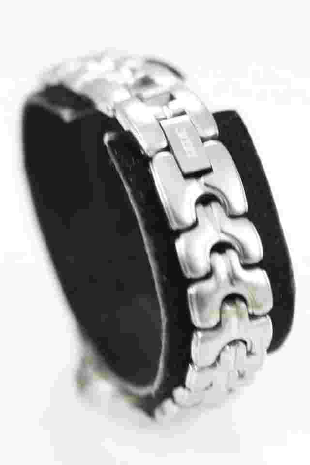 Relic Wet Women Watch Silver Stainless Steel 50m Battery Date Blue Quartz