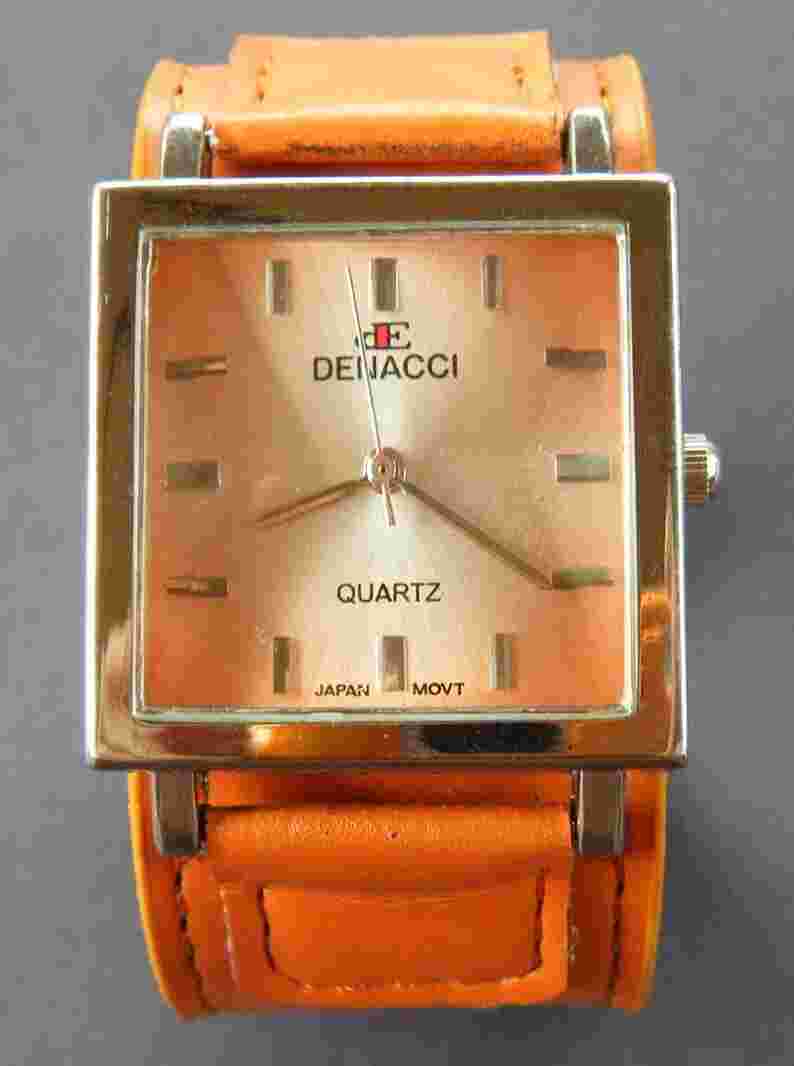 WRIST WATCH ORANGE CUFF BANDS WATCHES UNISEX COOL FASHION STYLES