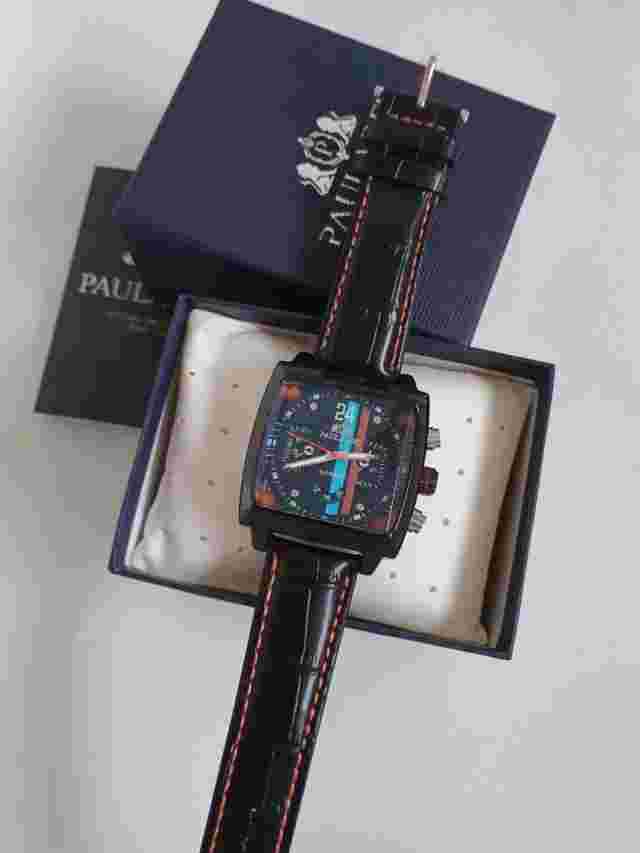 Mens Motorsport Le Mans race Steve McQueen Style Watch  With tag lovely gift