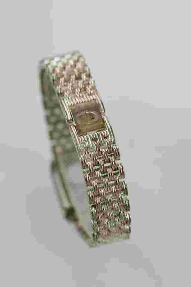 Charles Delon Watch Women Retro Stainless Silver Water Resistant White Quartz