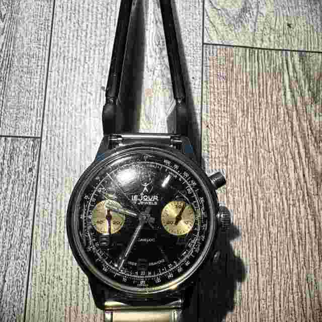 Vintage LE JOUR TELEMETER 17 Jewels INCABLOC SUISSE EBAUCHE Watch