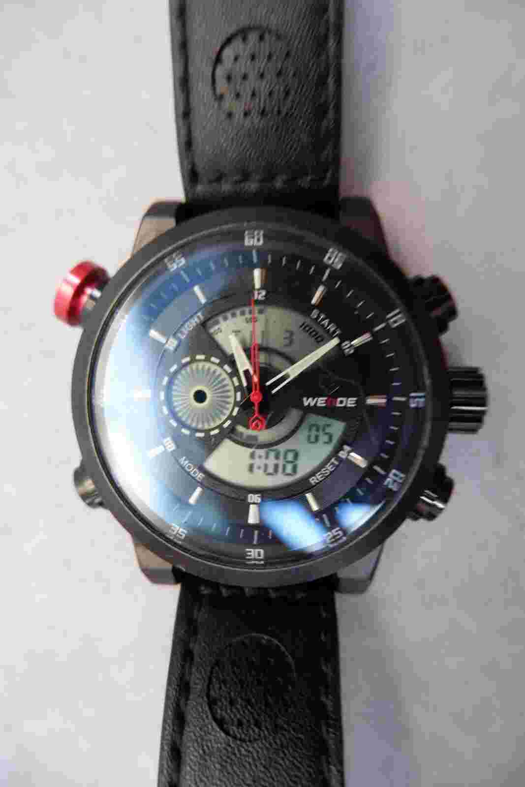 Weide WH3401 Sport Classic LED Chrono Men's Watch Size 22