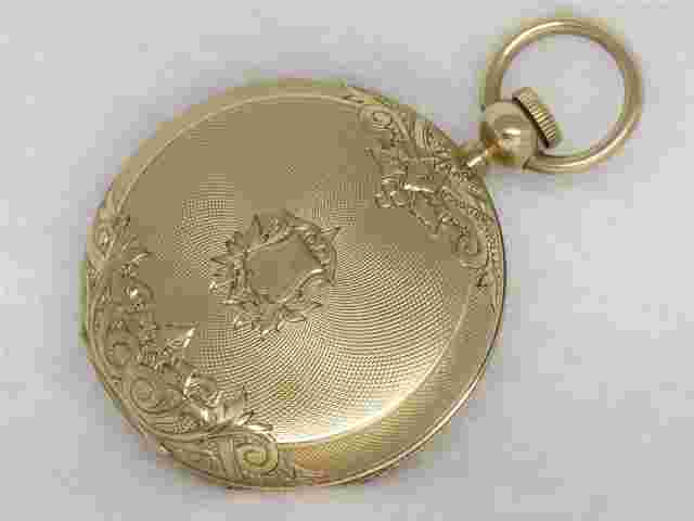 RARE NATIONAL 10S FRANCES RUBIE SOLID 18K GOLD POCKET WATCH, SERVICED!  ELGIN