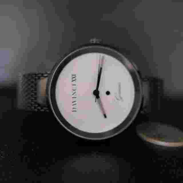 DAVINCI XXI BLACK x WHITE Series Mesh Band watch 5 ATM Limited edition !!!
