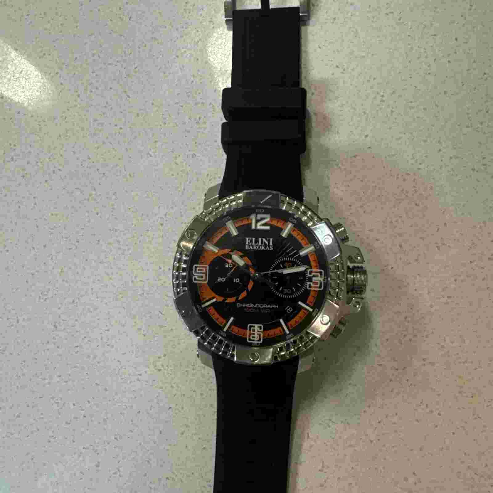 Elini Barokas Arena Chronograph Watch 20033-01-OA No. ELINI-20033-01-OA
