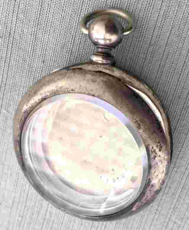 Antique Newport Silver Case for Waltham Illinois Pocket Watch