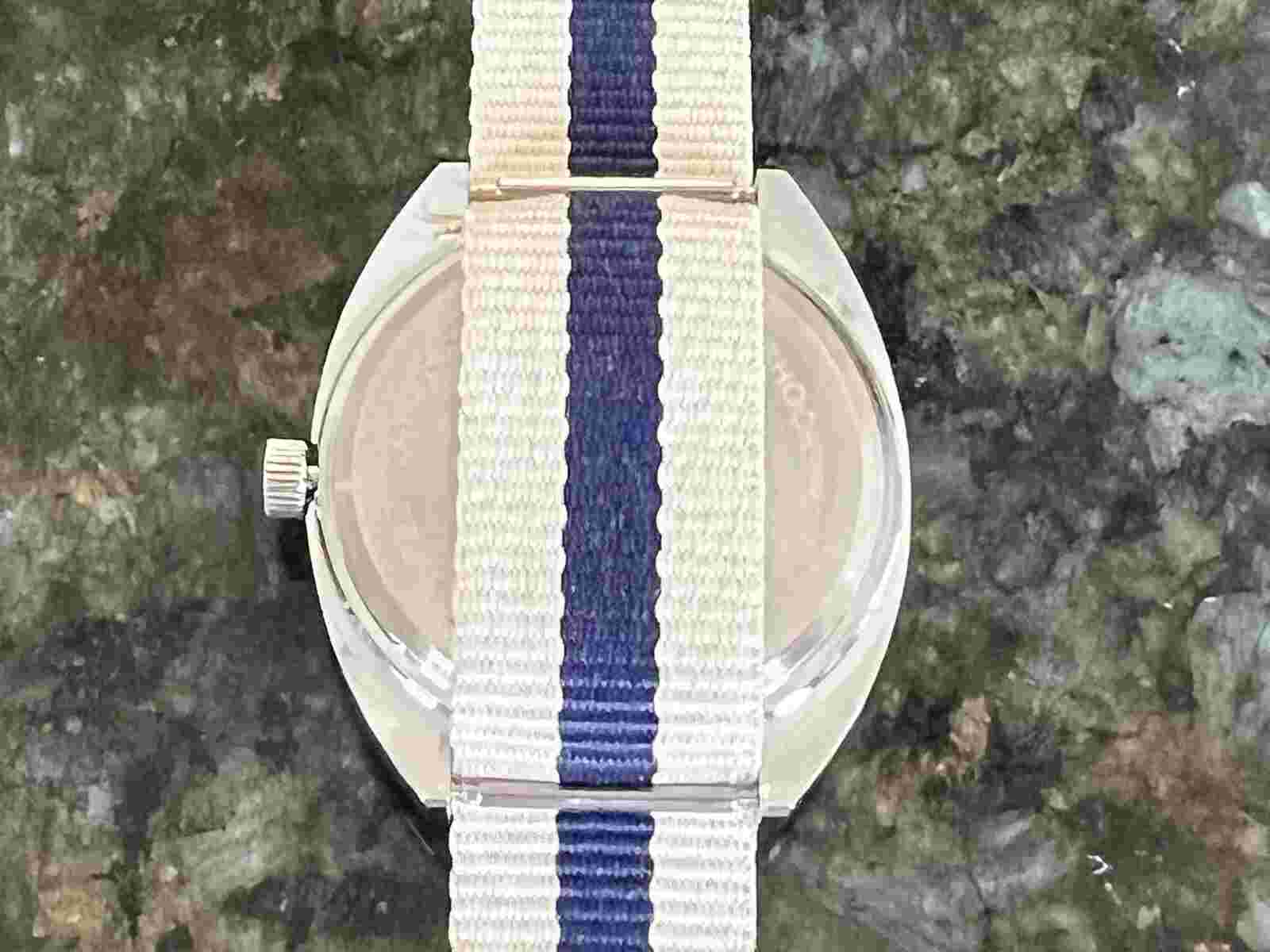 Vintage Henri Sandoz & fils 17 Jewels Mechanical  Men's Wrist Watch 24H Bezel