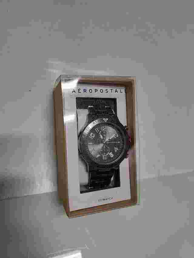 Aeropostale Gray Aero Gunmetal Chrono Watch - N3-1
