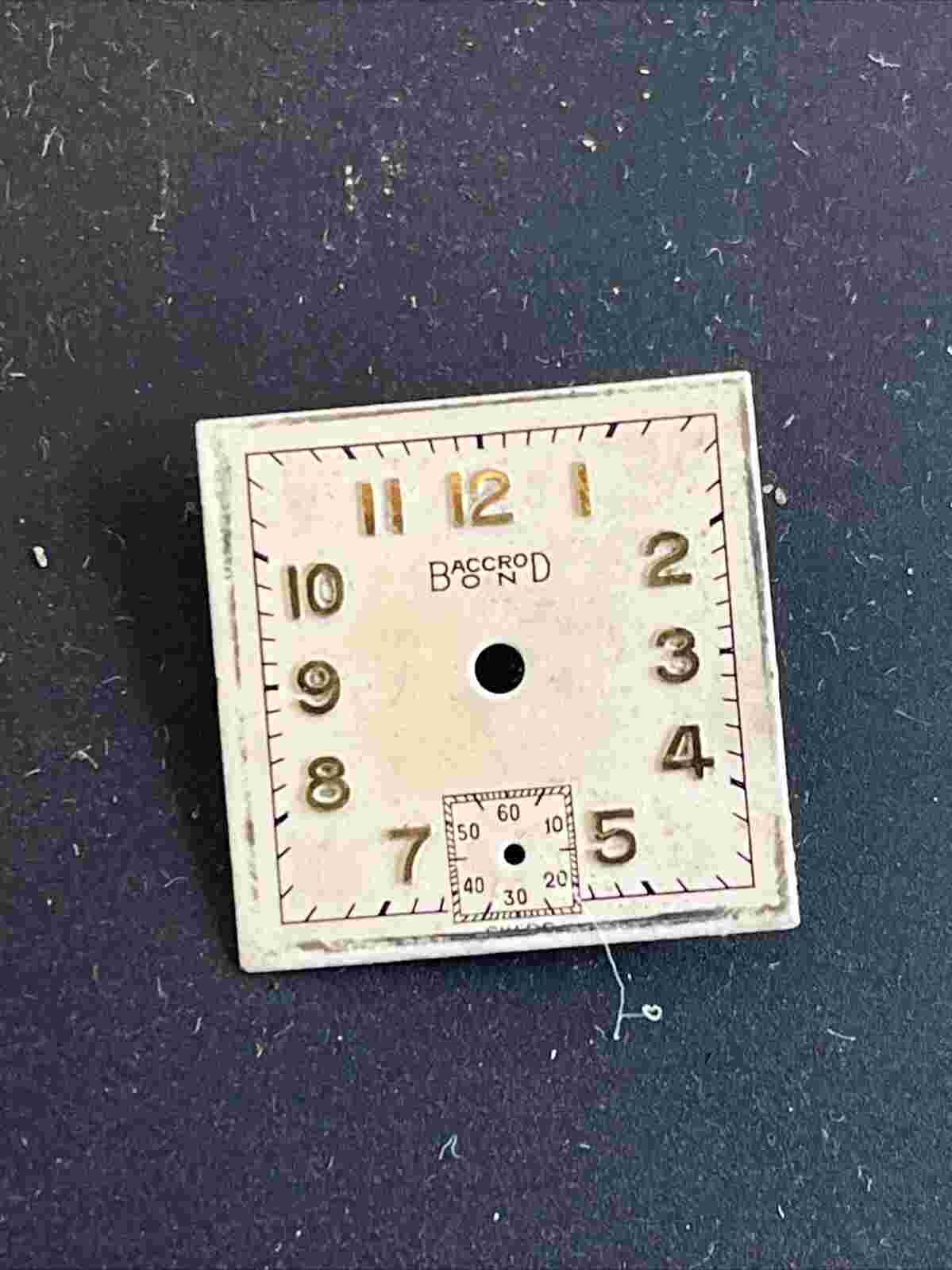 Accro Bond Orginal Case, Face, Dials; Parts And Repair, Project, DIY