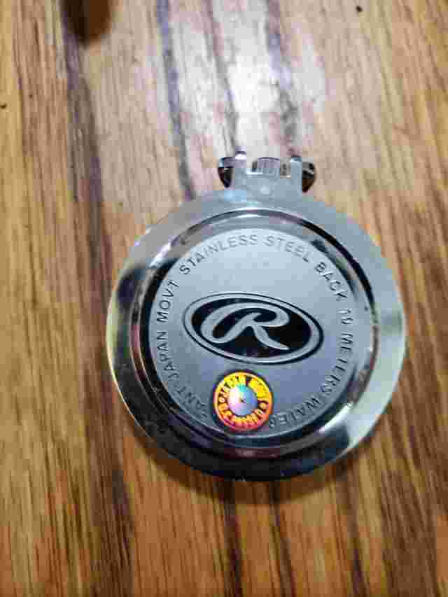 Vintage Rawlings Quart Pocket Watch With Vintage Leather Case