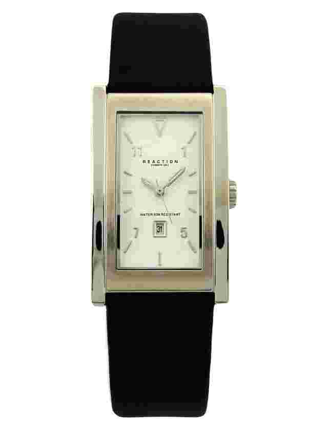 Reaction By Kenneth Cole RK1002 Watermark White Dial Polyurethane Strap Watch