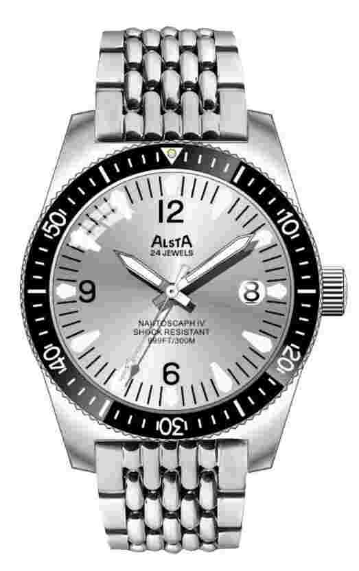 Alsta Nautoscaph IV Automatic (300m) Black Dial / Stainless Steel NAUTOSCAPH IV