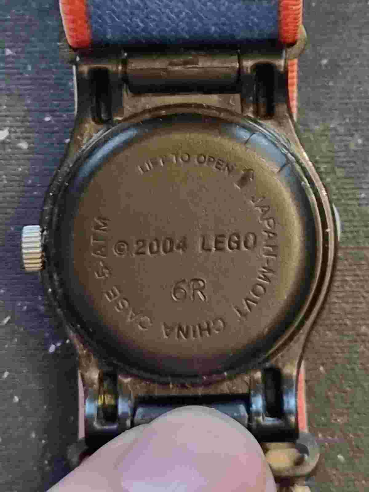 2004 Lego Watch Cloth Strap - Football Theme