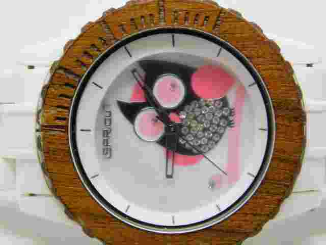 Sprout ST/6507WT Biodegradable Quartz Analog Women's Watch Sz.63/4'' New Battery