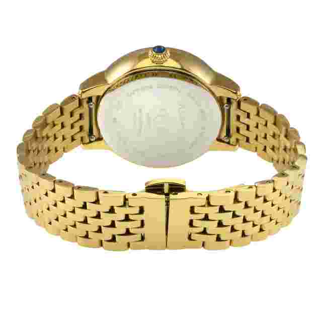 Gv2 By Gevril Women's 9152B Astor III Diamond Gold IP Stainless Steel Wristwatch