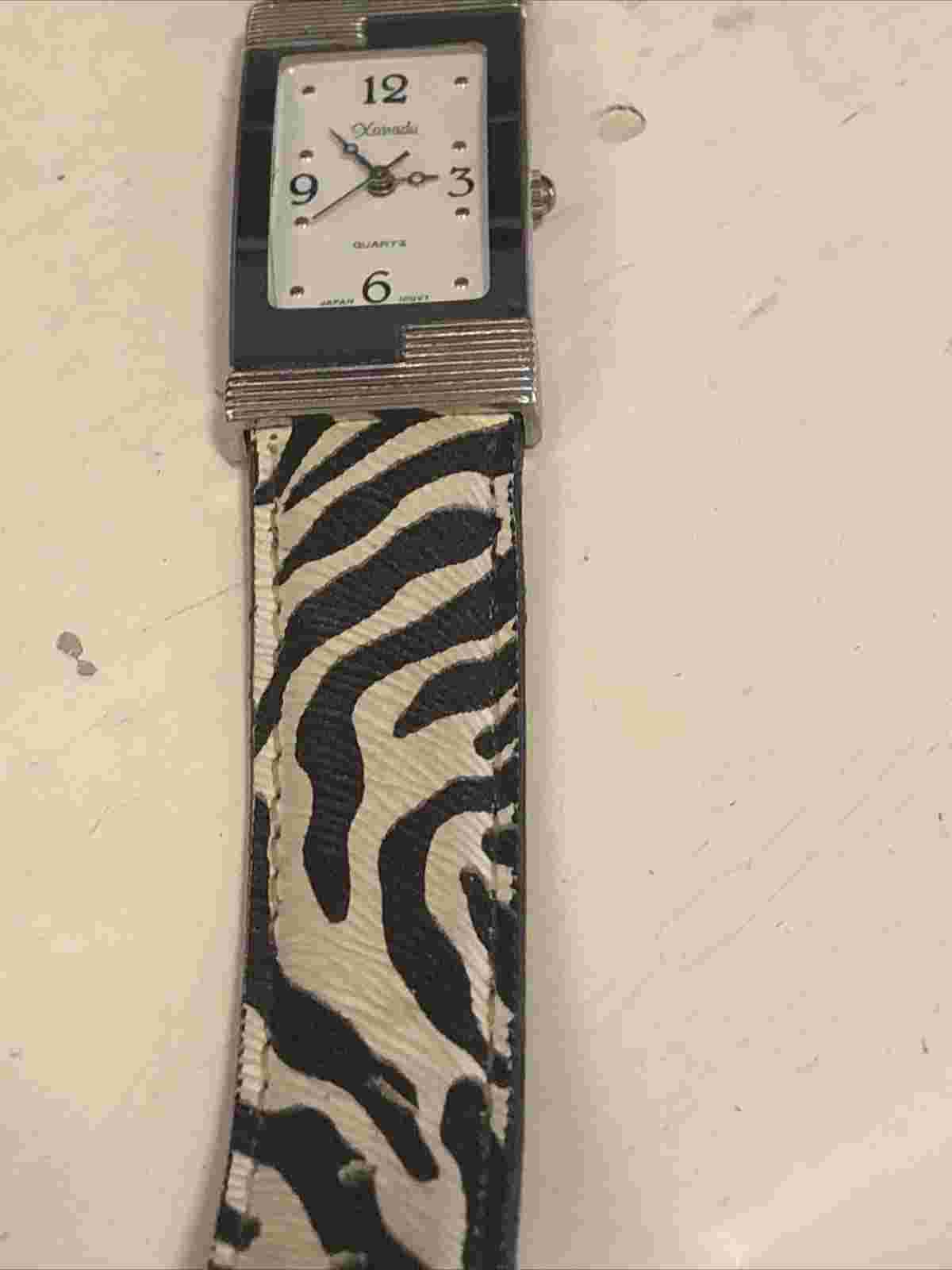 Xanadu Zebra Stripe Watch