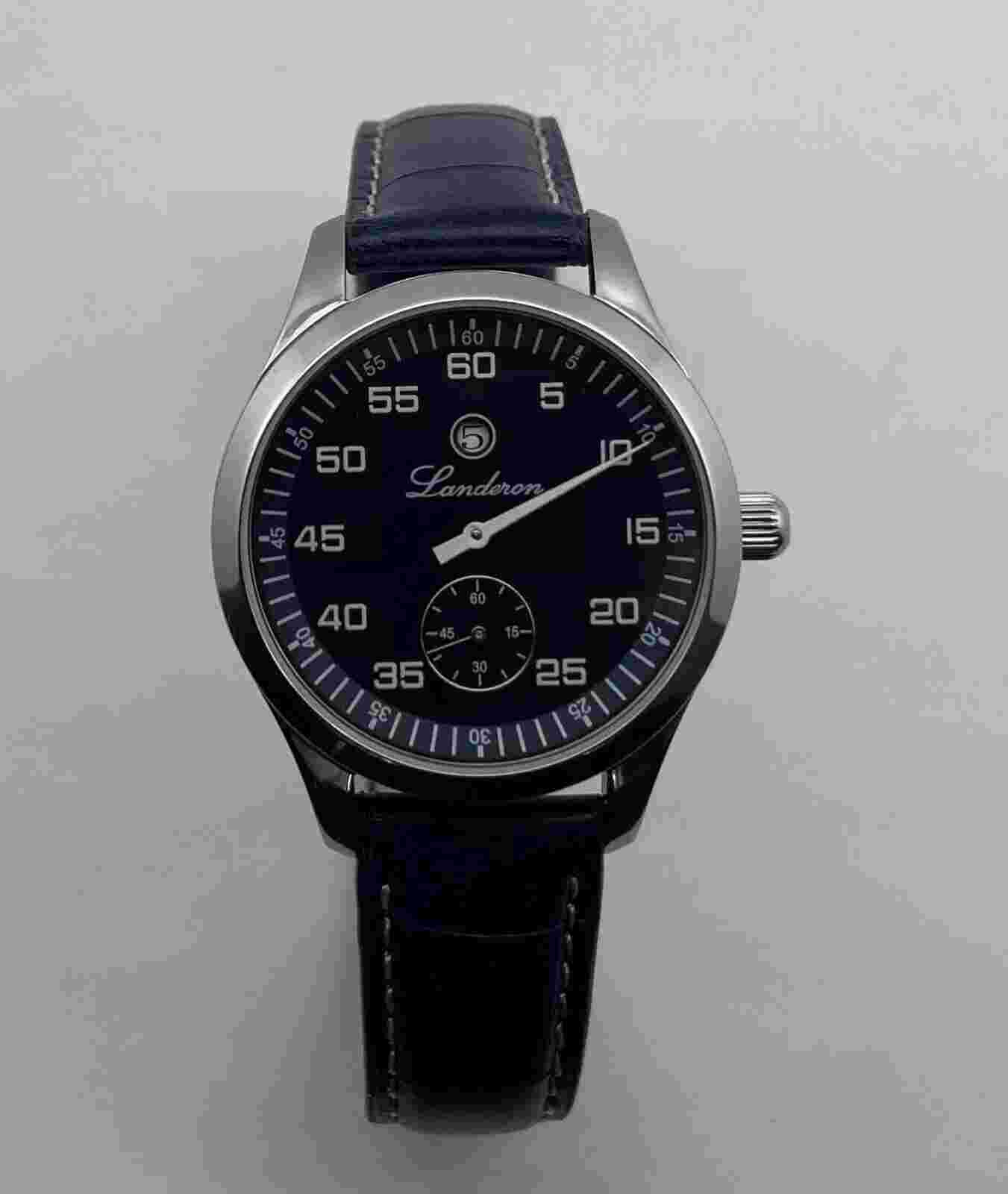 LANDERON  JUMPING HOUR AUTOMATIC BLUE DIAL (I)