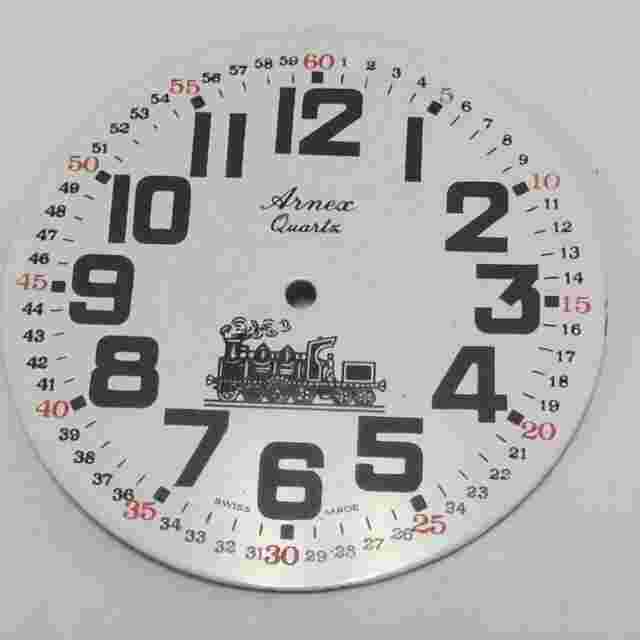 Eaglestar-Arnex Railroad pocket  watch dial for ETA 955  quartz movement,39 mm
