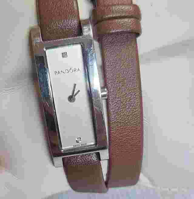 Ladies Pandora Double Wrap Oblong Watch 811020LS