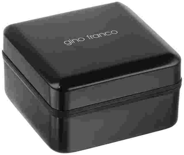 Men's Tank Shape Watch Steel Case Genuine Italian Black Leather Strap Watch