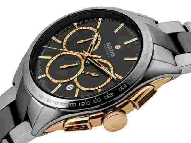 Rado Hyperchrome Automatic Chronograph Black Dial Men's Watch R32118102