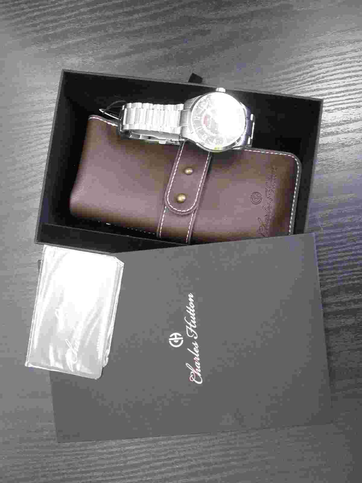 Charles Hutton Longbridge Green Face Watch S1-SS1042L - Stainless Steel w/Box