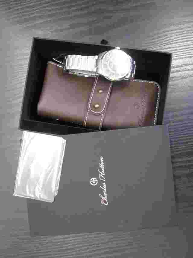 Charles Hutton Longbridge Green Face Watch S1-SS1042L - Stainless Steel w/Box