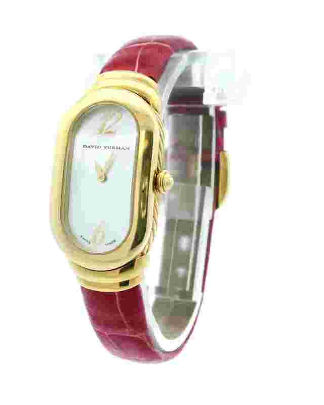 David Yurman T408-M88 Madison 18K Yellow Gold MOP Dial(Pre-Owned)