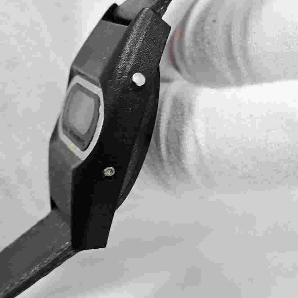 1970's Texas Instruments Series 550 Digital LCD Wrist Watch Mens Vintage