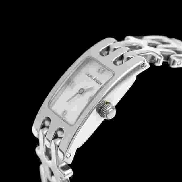 Georg Jensen. Ladies' Watch #376 with Diamonds - Edvard Kindt-Larsen.