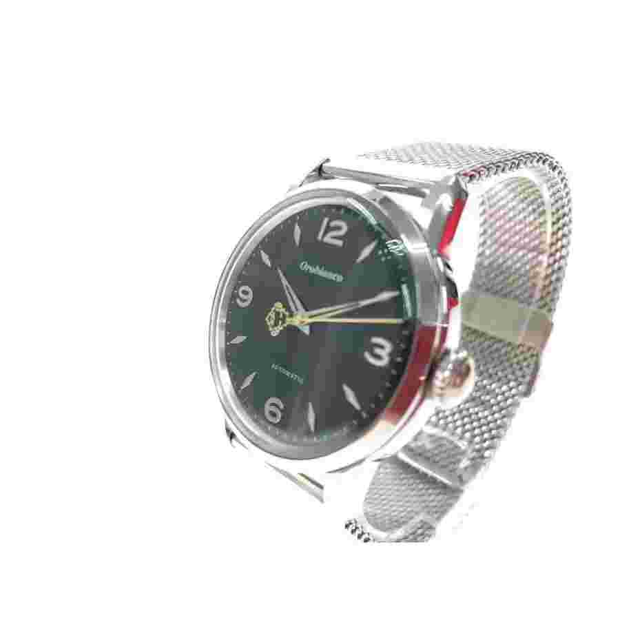 OROBIANCO Watch Erudito Stainless Dark Green Dial Mesh Belt 38mm Or0073-101