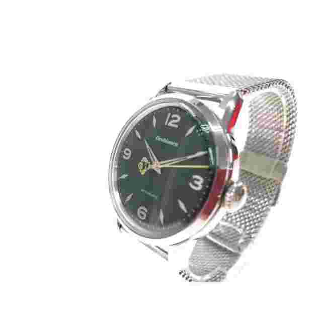 OROBIANCO Watch Erudito Stainless Dark Green Dial Mesh Belt 38mm Or0073-101