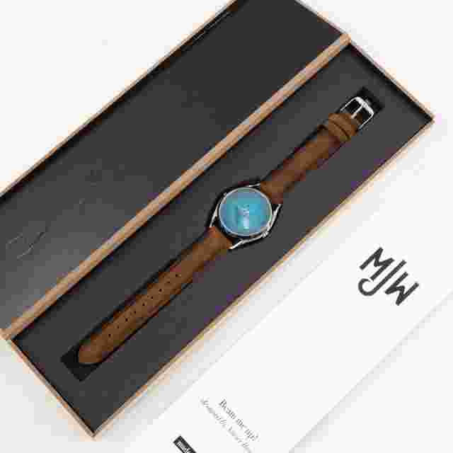 Mr Jones Watches Beam Me Up! Unisex 37mm Stainless Steel Watch by Xavier Broche