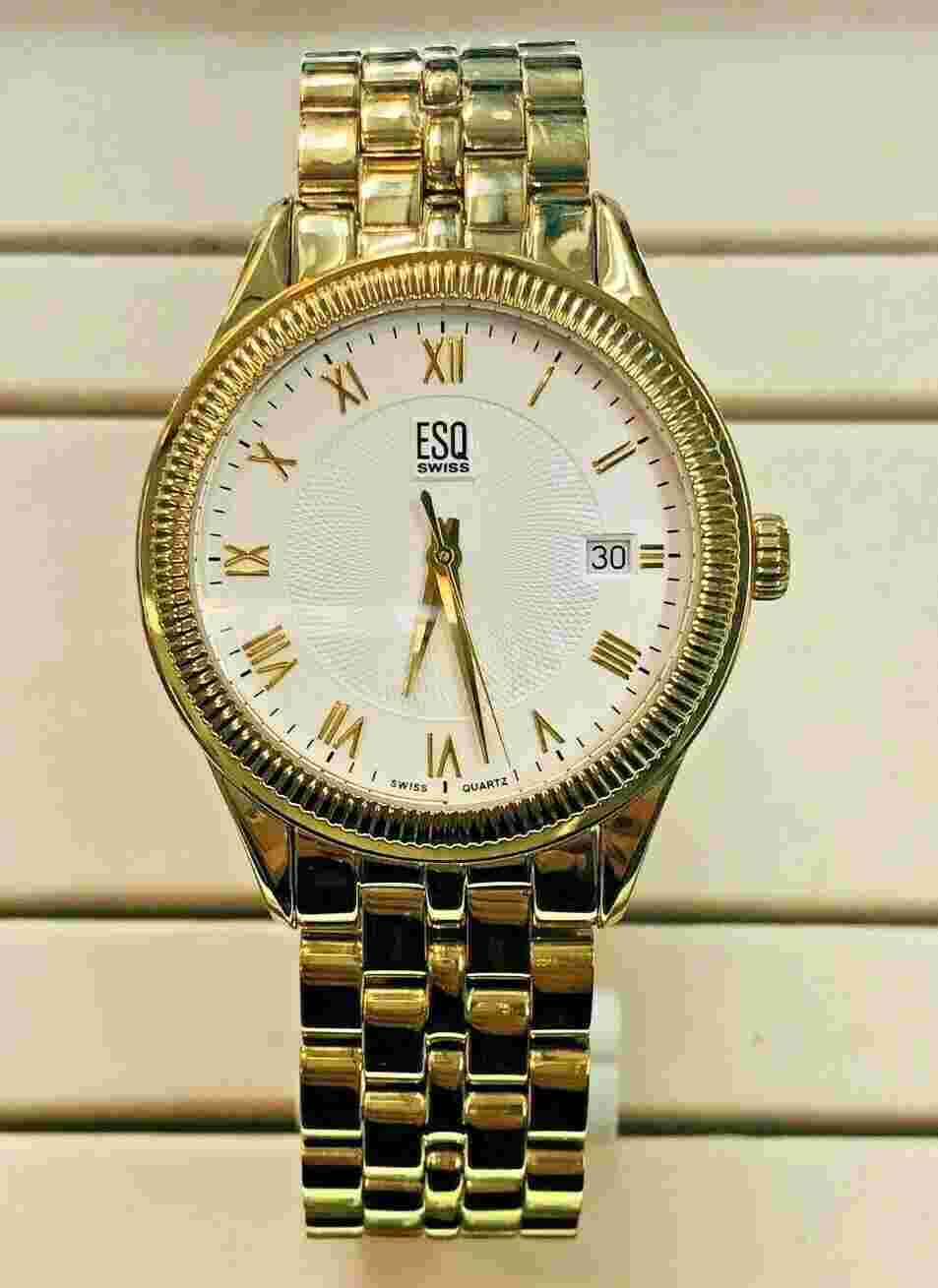 ESQ Movado Men's 7301318 Harrison Gold-Tone Stainless-Steel Bracelet Watch