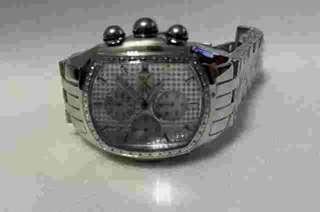 stainless steel diamond watch men LUXE