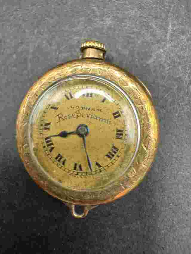 Gotham Rose Sevianni Swiss Women's Pocket Watch Wadsworth Guaranteed GF Case