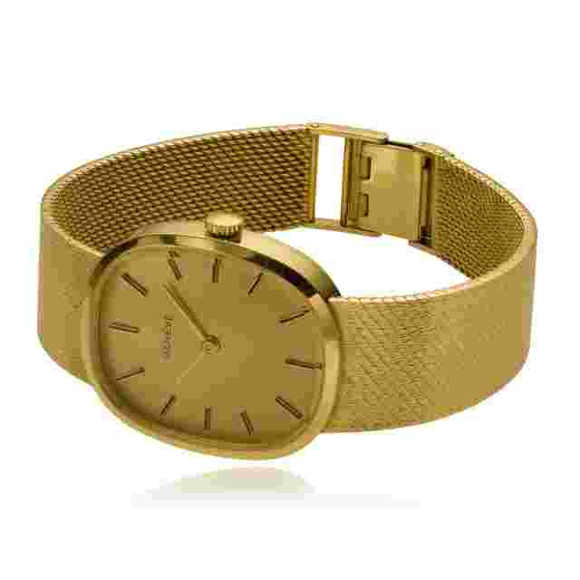 Men's Geneve 14KT Yellow Gold Swiss Made Wristwatch, 54.8 grams