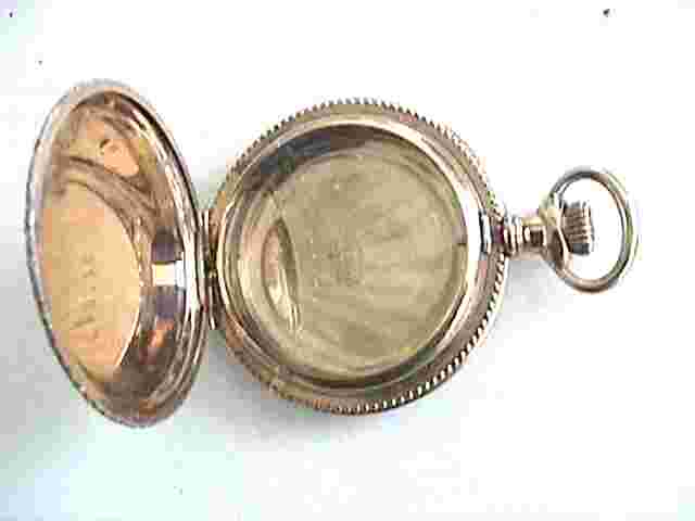 VNTG 43mm GOLD FILLED 20 YEARS WARRANTED CRESCENT POCKET WATCH CASE  ALMOST MINT