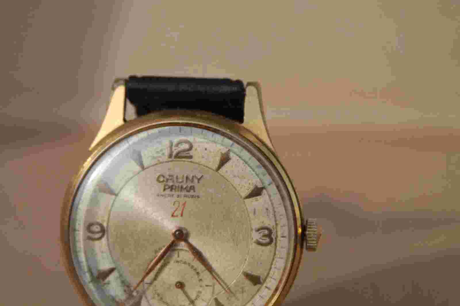 Swiss made men's watch ''Cauny Prima 21'' /38 mm/